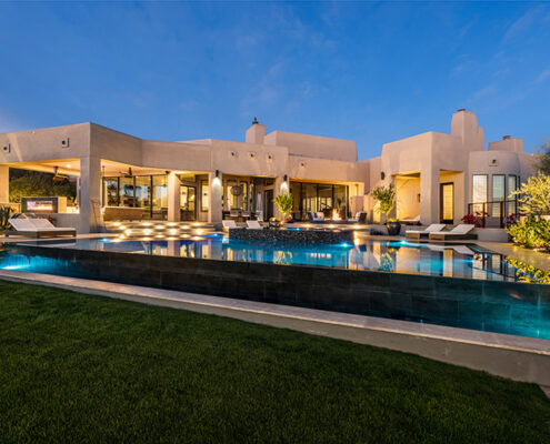 Custom pool design by Sonoran Waters in Scottsdale, Arizona