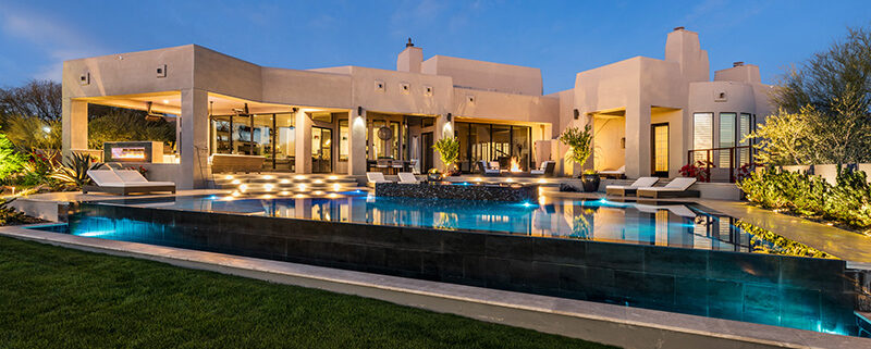 Custom pool design by Sonoran Waters in Scottsdale, Arizona