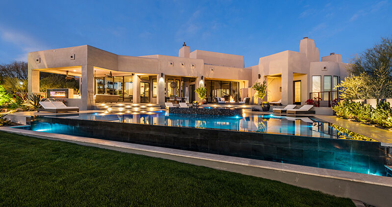 Custom pool design by Sonoran Waters in Scottsdale, Arizona