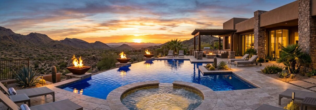 Luxury Pool And Spa Design For Resort-Style Arizona Living | Luxury Custom Pool Builders in Scottsdale | Sonoran Waters