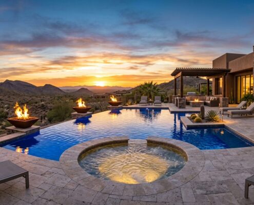 Luxury Pool And Spa Design For Resort-Style Arizona Living | Luxury Custom Pool Builders in Scottsdale | Sonoran Waters