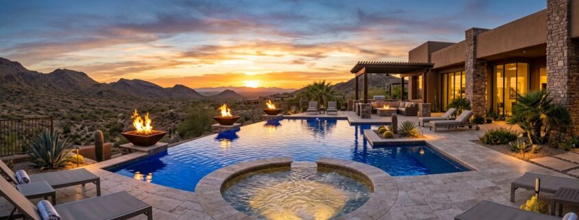 Luxury Pool And Spa Design For Resort-Style Arizona Living | Luxury Custom Pool Builders in Scottsdale | Sonoran Waters