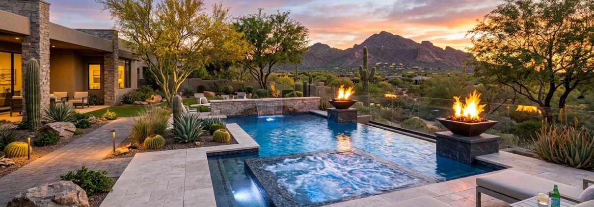Custom Spool Builder Paradise Valley: Luxury Design Ideas | Luxury Custom Pool Builders in Scottsdale | Sonoran Waters
