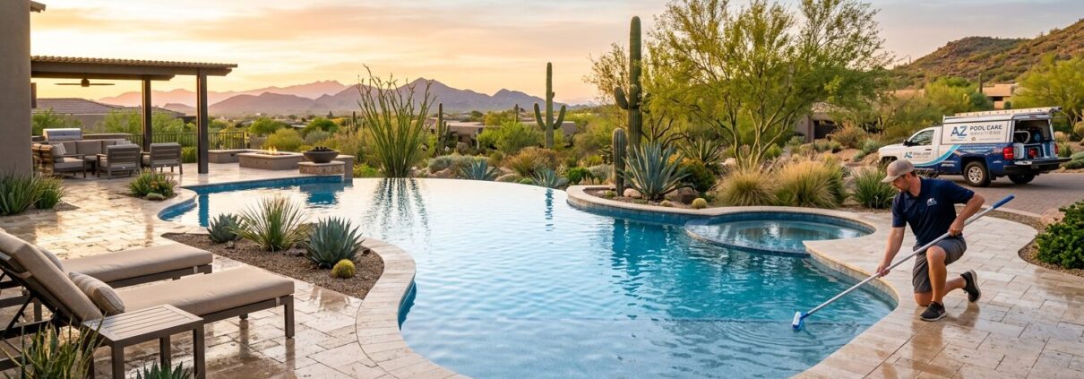 Weekly Pool Maintenance Scottsdale for Luxury Desert Pools | Luxury Custom Pool Builders in Scottsdale | Sonoran Waters