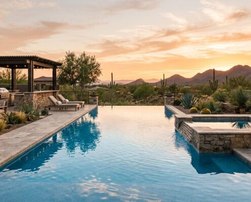 Paradise Valley Custom Pool Builders for Luxury Backyard Living | Luxury Custom Pool Builders in Scottsdale | Sonoran Waters
