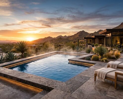 Modern Outdoor Spa Design Trends for Luxury Backyards | Luxury Custom Pool Builders in Scottsdale | Sonoran Waters