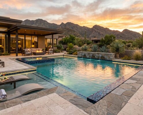 Best Luxury Pool Materials for Stunning Backyard Retreats | Luxury Custom Pool Builders in Scottsdale | Sonoran Waters