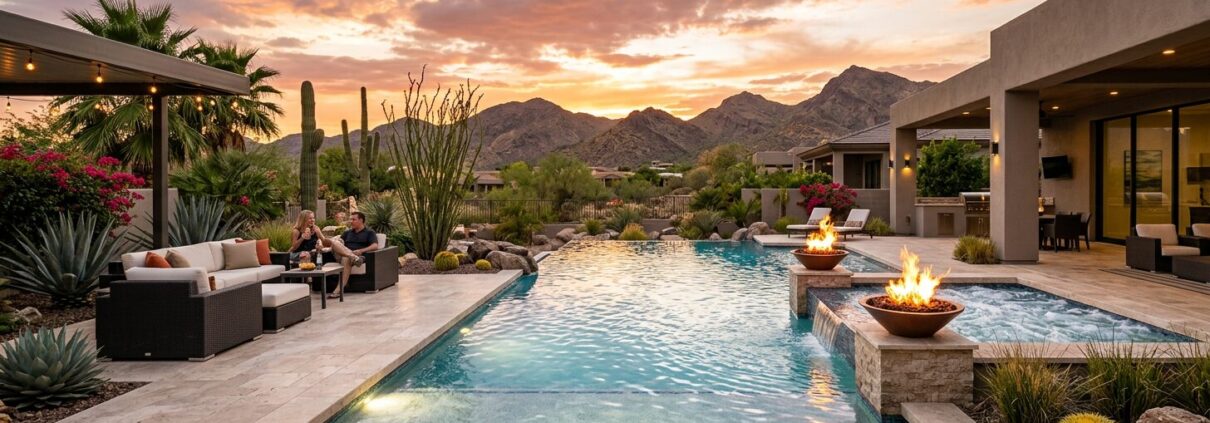 Luxury Outdoor Living Scottsdale: Design a Resort-Style Backyard | Luxury Custom Pool Builders in Scottsdale | Sonoran Waters