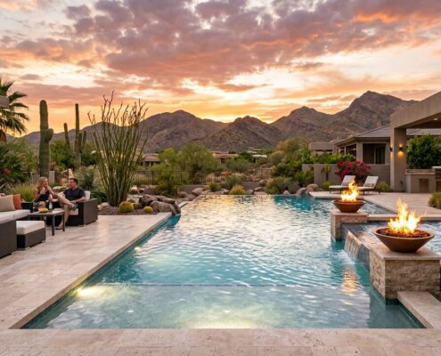 Luxury Outdoor Living Scottsdale: Design a Resort-Style Backyard | Luxury Custom Pool Builders in Scottsdale | Sonoran Waters