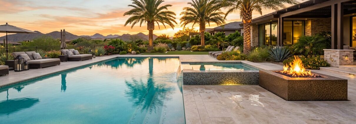 Resort Style Pool and Spa Features for Luxury Backyards Resort Style Pool and Spa Features for Luxury Backyards | Luxury Custom Pool Builders in Scottsdale | Sonoran Waters