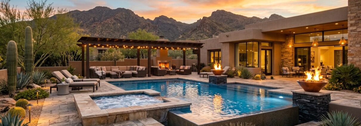Custom Backyard Oasis Design for Scottsdale Luxury Homes Custom Backyard Oasis Design for Scottsdale Luxury Homes