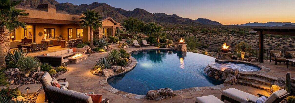 Custom Backyard Oasis Design Trends for Luxury Homes | Luxury Custom Pool Builders in Scottsdale | Sonoran Waters
