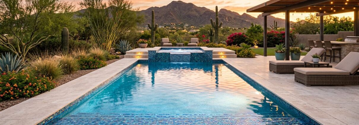 Best Pool Tile for Arizona Heat: A Luxury Buyer’s Guide | Luxury Custom Pool Builders in Scottsdale | Sonoran Waters