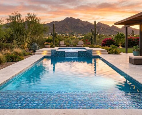 Best Pool Tile for Arizona Heat: A Luxury Buyer’s Guide | Luxury Custom Pool Builders in Scottsdale | Sonoran Waters