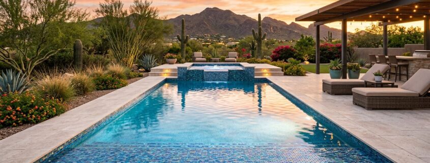 Best Pool Tile for Arizona Heat: A Luxury Buyer’s Guide | Luxury Custom Pool Builders in Scottsdale | Sonoran Waters