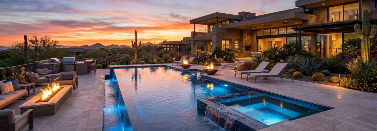 Custom Pool and Spa Design Ideas for Luxury Backyards Custom Pool and Spa Design Ideas for Luxury Backyards | Luxury Custom Pool Builders in Scottsdale | Sonoran Waters
