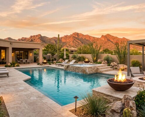 Premium Backyard Transformations Scottsdale: Luxury Outdoor Living | Luxury Custom Pool Builders in Scottsdale | Sonoran Waters