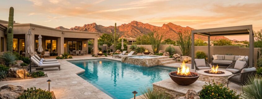 Premium Backyard Transformations Scottsdale: Luxury Outdoor Living | Luxury Custom Pool Builders in Scottsdale | Sonoran Waters