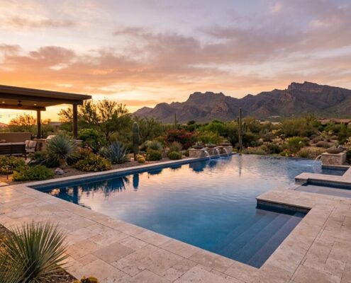 Weekly Luxury Pool Maintenance Scottsdale for Pristine Backyards | Luxury Custom Pool Builders in Scottsdale | Sonoran Waters