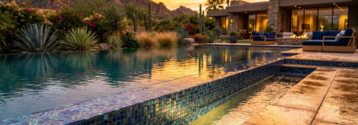 Best Pool Tile for Luxury Pools: Elegant Options That Last | Luxury Custom Pool Builders in Scottsdale | Sonoran Waters