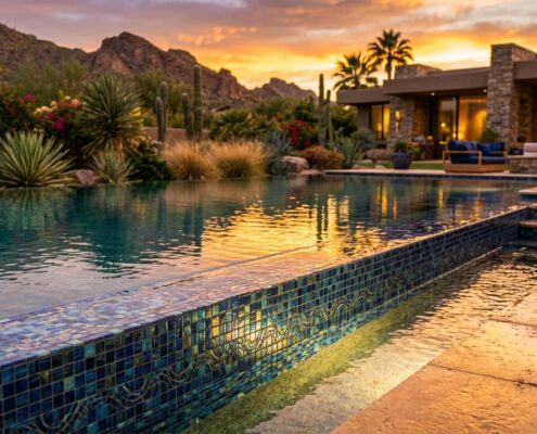 Best Pool Tile for Luxury Pools: Elegant Options That Last | Luxury Custom Pool Builders in Scottsdale | Sonoran Waters