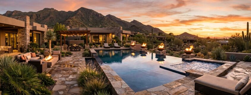 Resort Style Backyard Design Cost: What Luxury Owners Pay | Luxury Custom Pool Builders in Scottsdale | Sonoran Waters