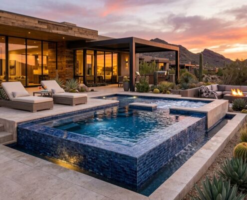 How to Build a Custom Spool for Luxury Arizona Backyards | Luxury Custom Pool Builders in Scottsdale | Sonoran Waters