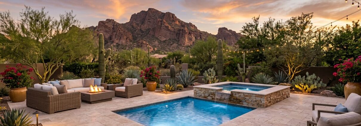 Custom Spool Design Paradise Valley for Luxury Outdoor Living | Luxury Custom Pool Builders in Scottsdale | Sonoran Waters