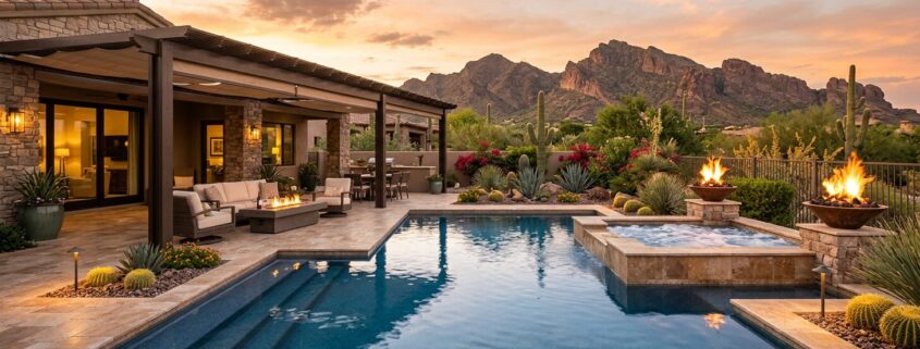 Luxury Outdoor Living Design Scottsdale: Elegant Pool Spaces Luxury Outdoor Living Design Scottsdale: Elegant Pool Spaces | Luxury Custom Pool Builders in Scottsdale | Sonoran Waters